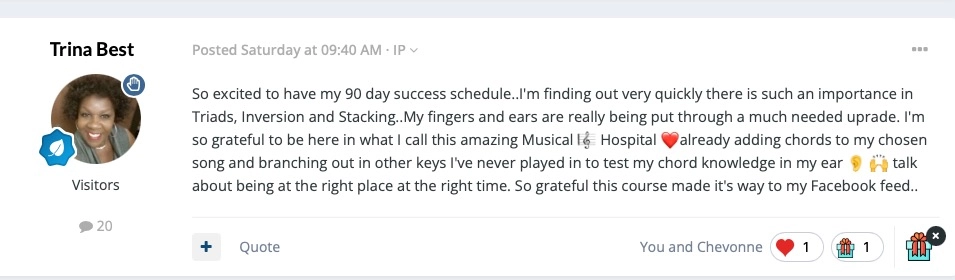Personal — So excited to have my 90 day success schedule Already seeing a difference - Share your WINSSUCCESS - Membership Forum 2026-01-22 at 2.29.03 PM